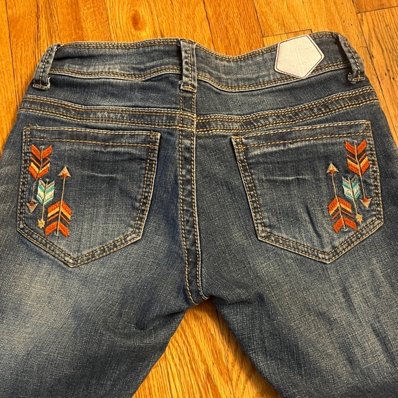 Tin Haul Women's Bootcut Blue Jeans-size 28L - Picture 11 of 12